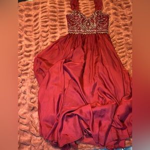 Red Nina Canacci Prom Dress